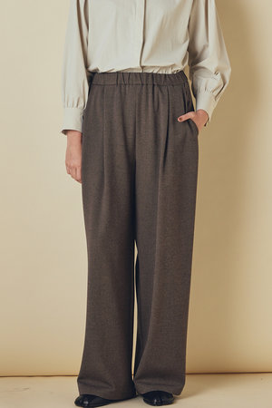 フローレント/FLORENTの2WAYストレッチ  ソフトフランネル ワイドパンツ(110600/110601)