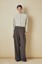 2WAYストレッチ  ソフトフランネル ワイドパンツ フローレント/FLORENT