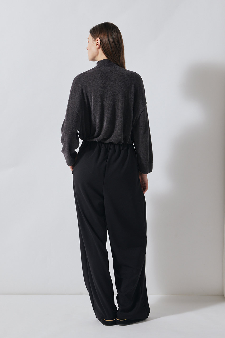 FLORENT(フローレント)｜パーフェクトジャージ ワイドパンツ/ブラック