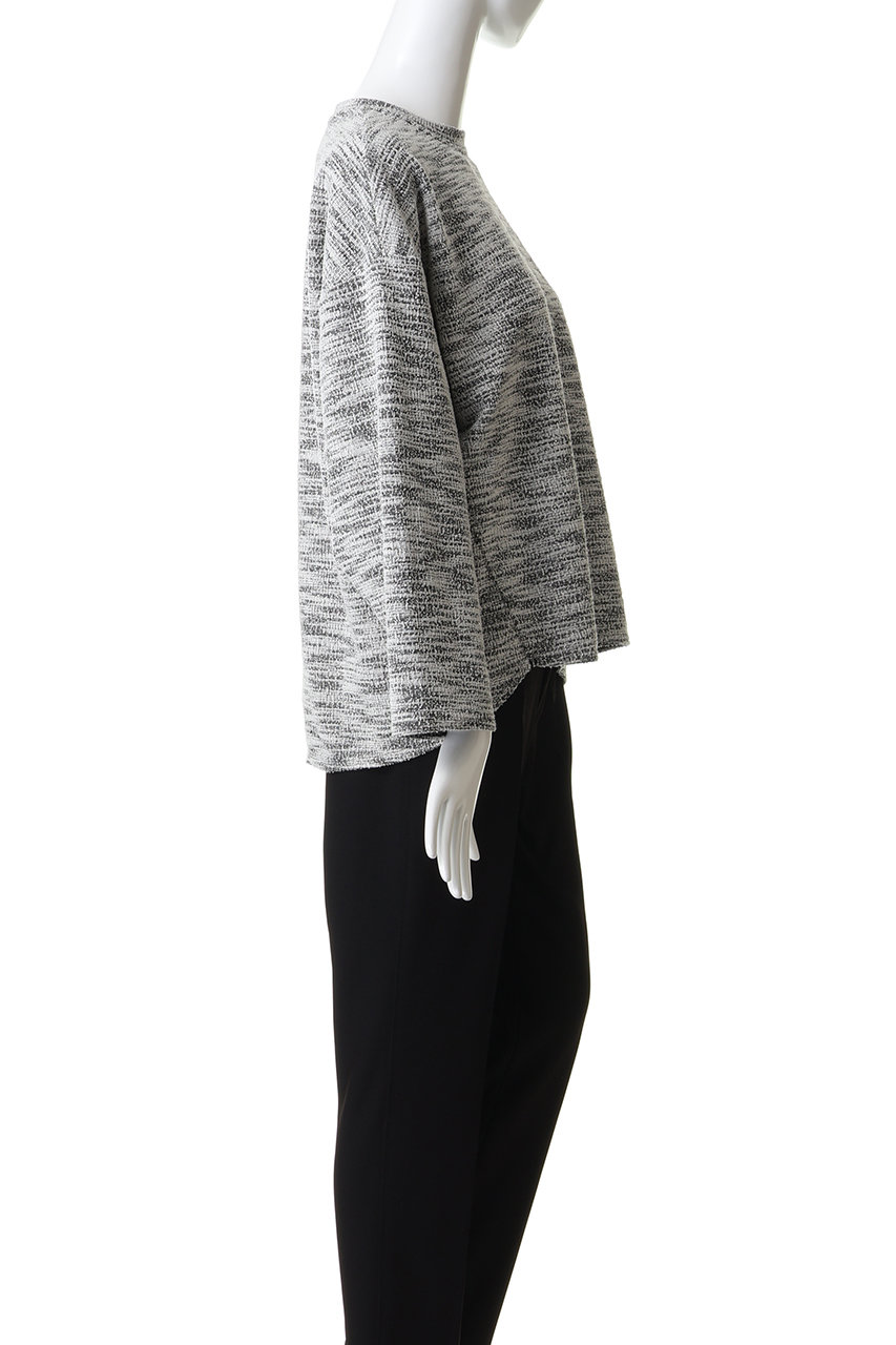 FLORENT(フローレント)｜ジャージーツイード プルオーバー/ブラック の