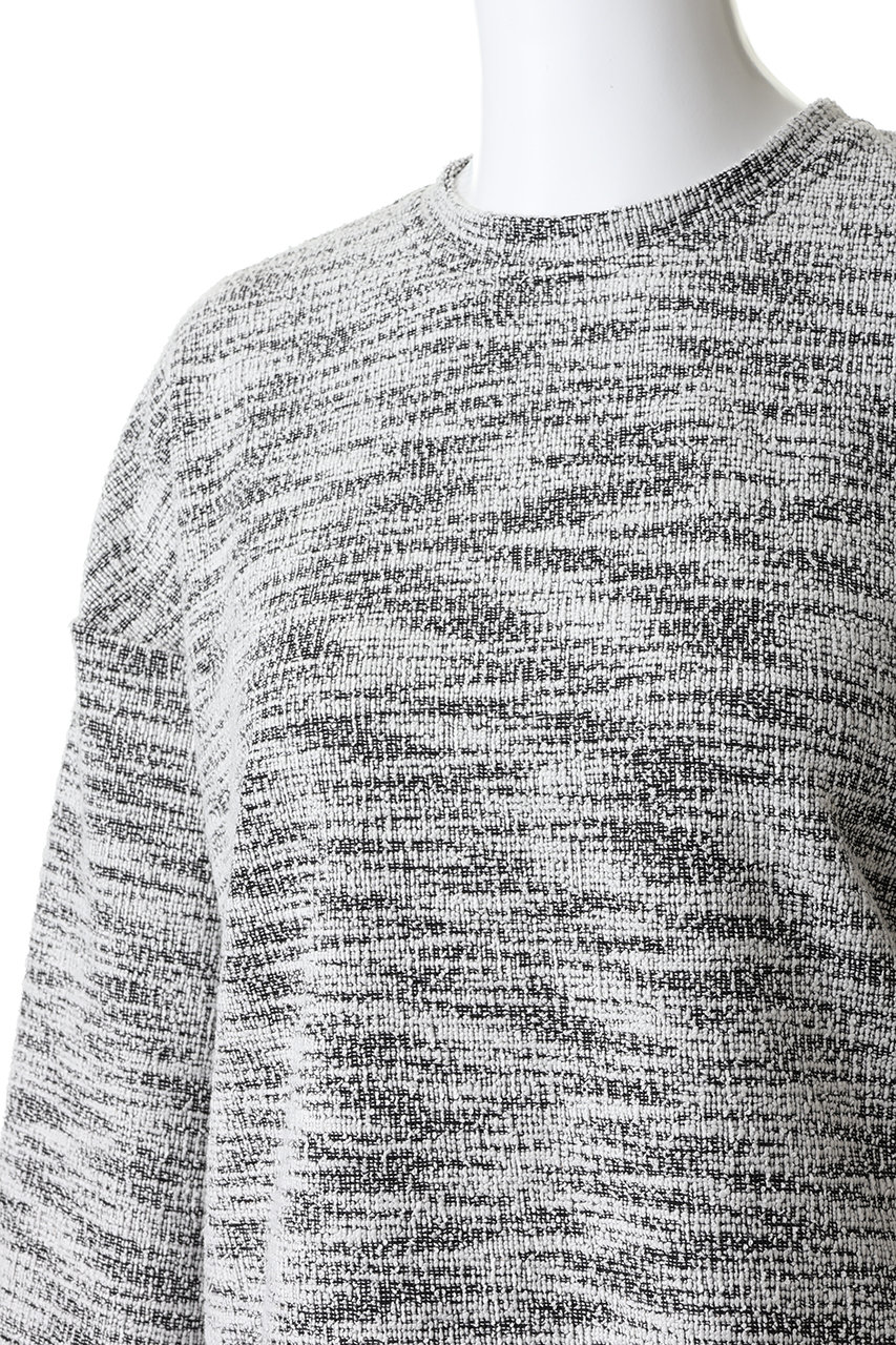 FLORENT(フローレント)｜ジャージーツイード プルオーバー/ブラック の