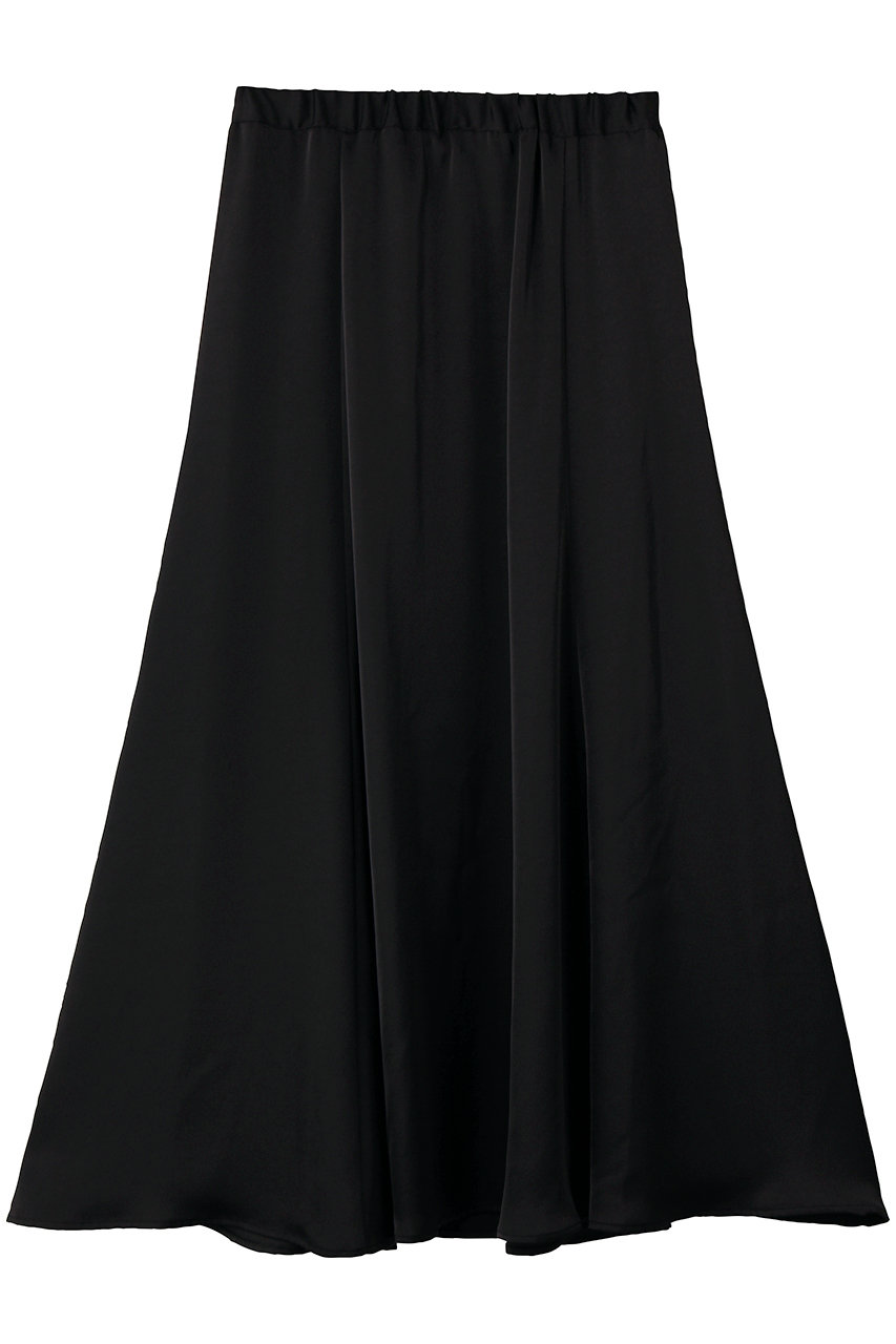 フローレント/FLORENTのヴィンテージダブルサテン ロングスカート(ブラック/2511F03001)