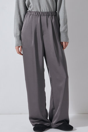 フローレント/FLORENTのヴィンテージダブルサテン ワイドパンツ(110600/110601)