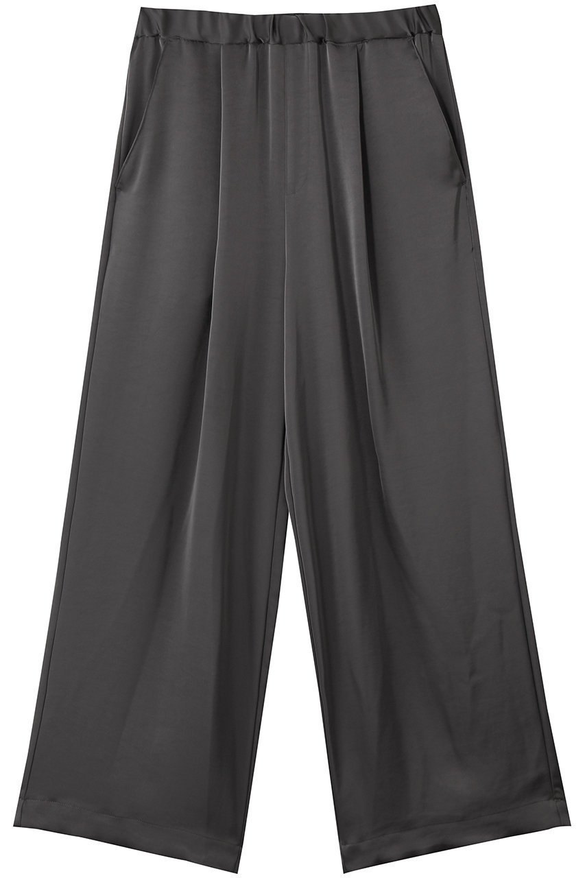 フローレント/FLORENTのヴィンテージダブルサテン ワイドパンツ(グレー/2511F04007)