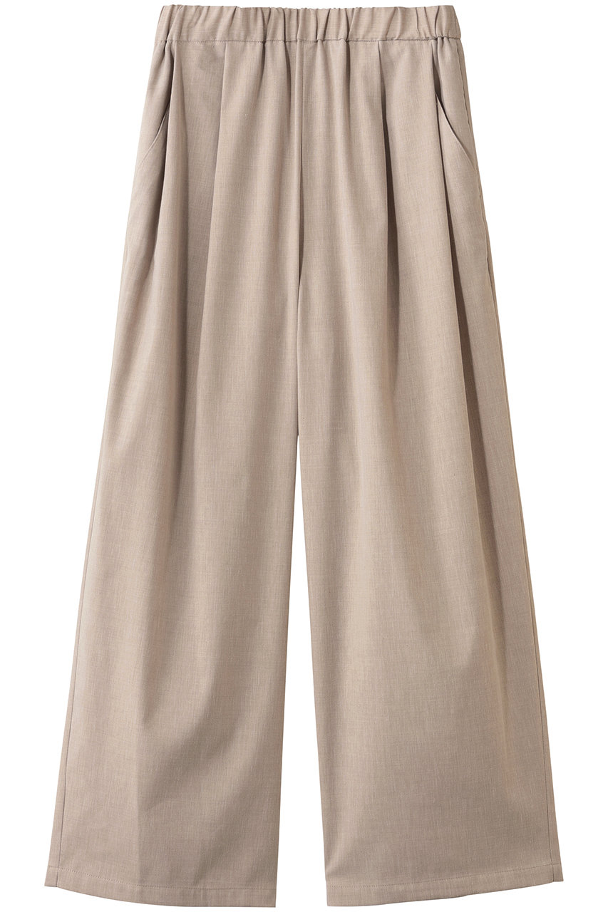 フローレント/FLORENTのデニムシャンブレー ワイドパンツ(ベージュ/2511F04006)