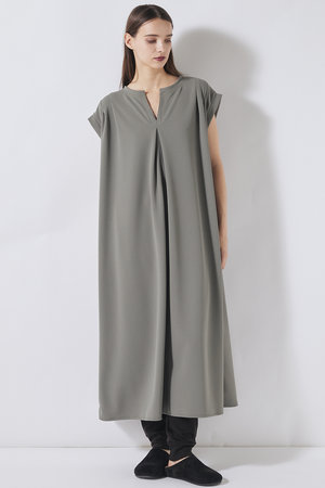 フローレント/FLORENTのライトダンボール ジョーゼットカルゼ キーネックワンピース(110500/110503)