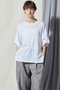 オーガニックコットン ギャザースリーブTシャツ フローレント/FLORENT