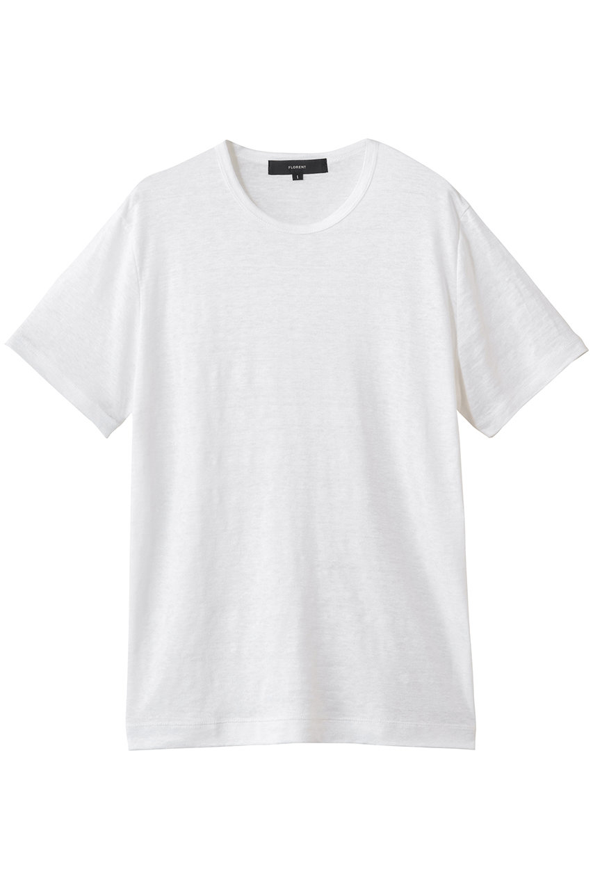フローレント/FLORENTのソフトリネントップス(ホワイト/2602F06005)