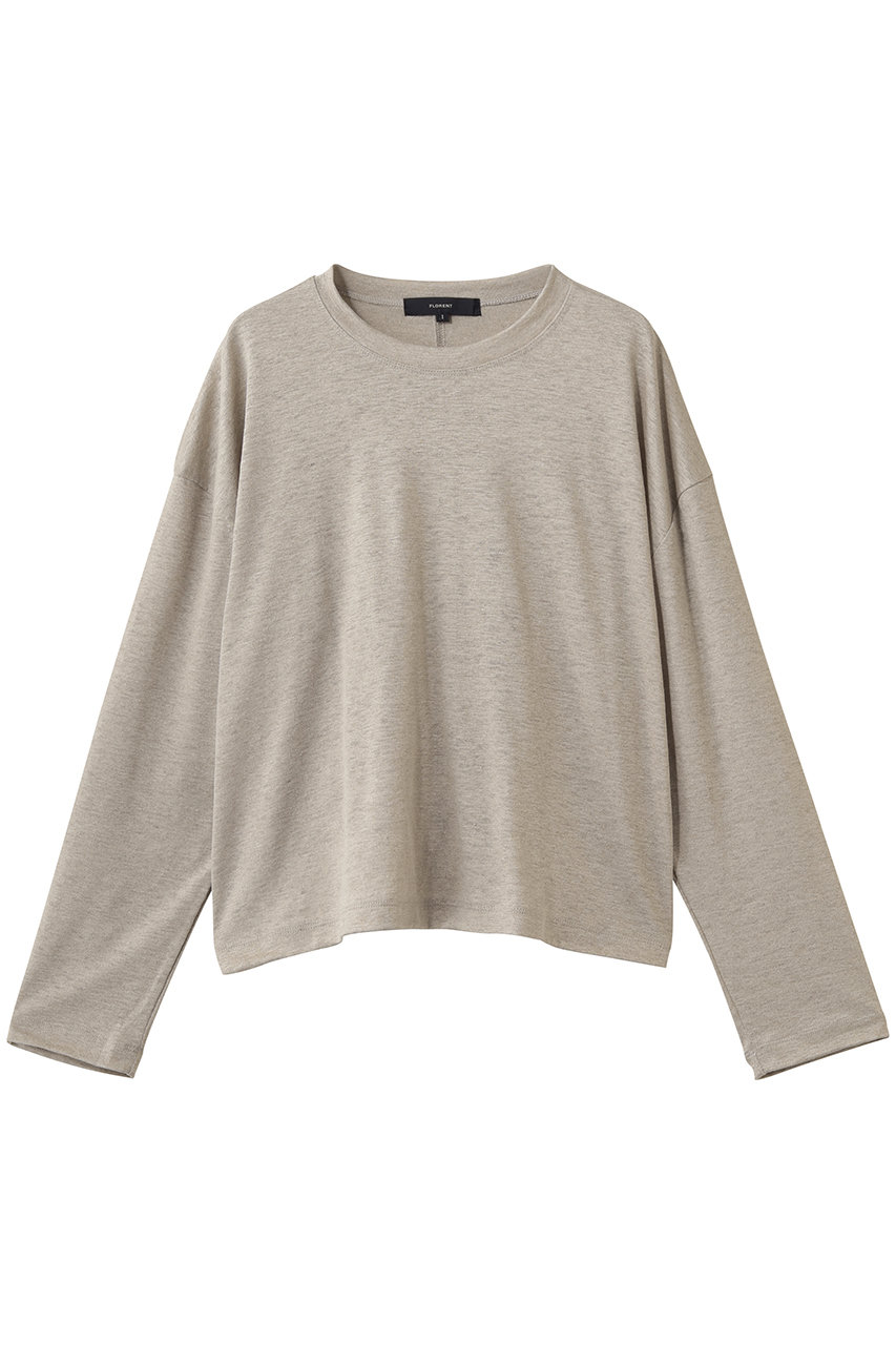 フローレント/FLORENTのソフトリネン ロングスリーブトップス(ベージュ/2602F06006)