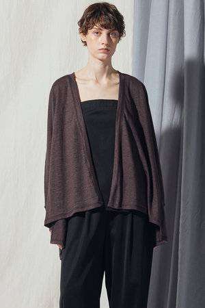 フローレント/FLORENTのソフトリネン カーディガン(110100/110104)