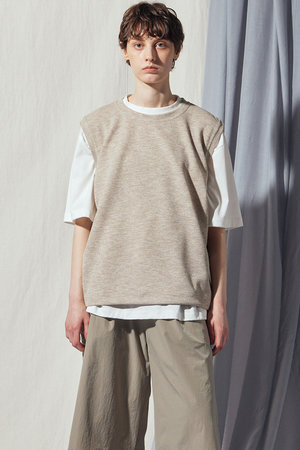 フローレント/FLORENTのリネンライクダブルフェイス ジャージートップス(110100/110101)