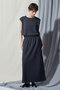 リネンライクダブルフェイス ジャージーロングスカート フローレント/FLORENT
