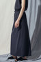 リネンライクダブルフェイス ジャージーロングスカート フローレント/FLORENT