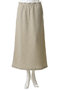 リネンライクダブルフェイス ジャージーロングスカート フローレント/FLORENT