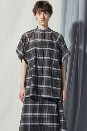 フローレント/FLORENTのシアーチェックブラウス