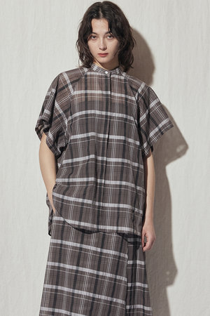 フローレント/FLORENTのシアーチェックブラウス