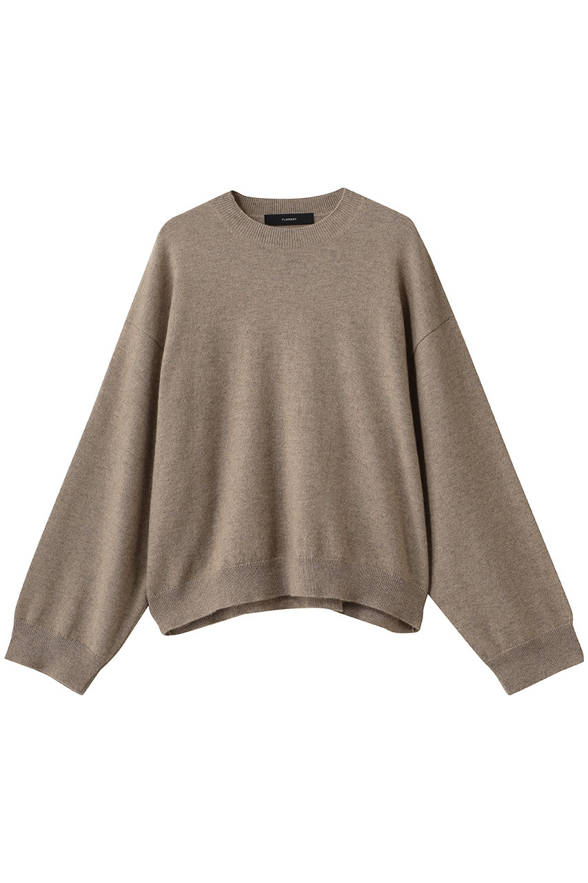 フローレント/FLORENTのカシミヤニットプルオーバー(モカ/2605F07004)