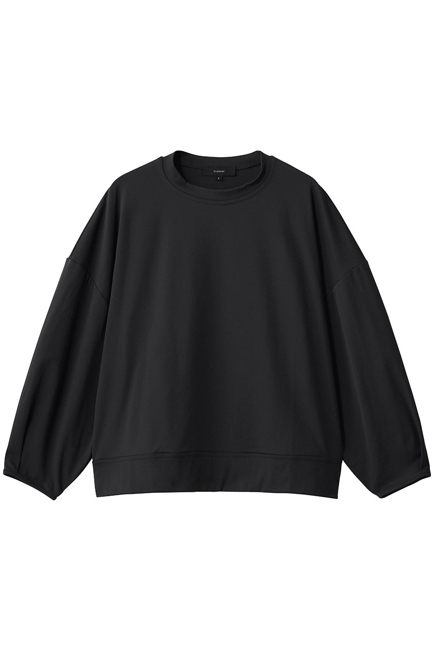 FLORENT マシュマロ ストレッチ オーバーサイズドトップ (ネイビー, 0) フローレント ELLE SHOP