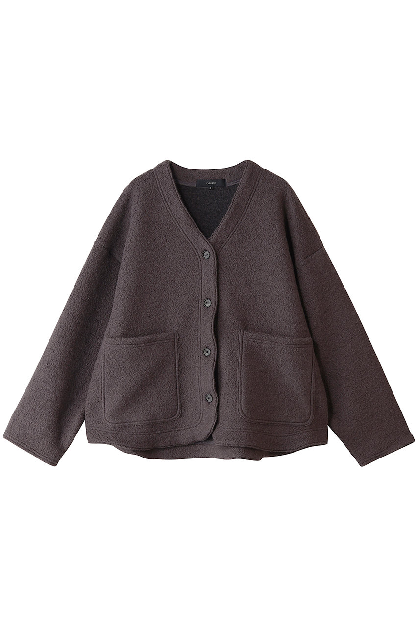 FLORENT ウールシープパイル ライトジャケット (モカ, 1) フローレント ELLE SHOP