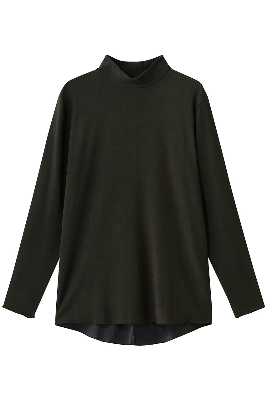 FLORENT 3レイヤードコットンウォーム ハイネックトップ(保温性/保湿性/吸湿性) (チャコールグレー, 1) フローレント ELLE SHOP