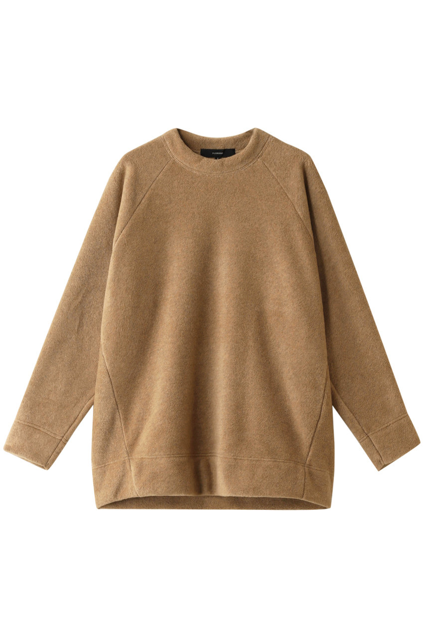 SALE 【40%OFF】 FLORENT フローレント メルトンフリースプルオーバー キャメル