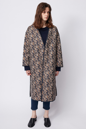 フローレント/FLORENTのフラワージャカードコート