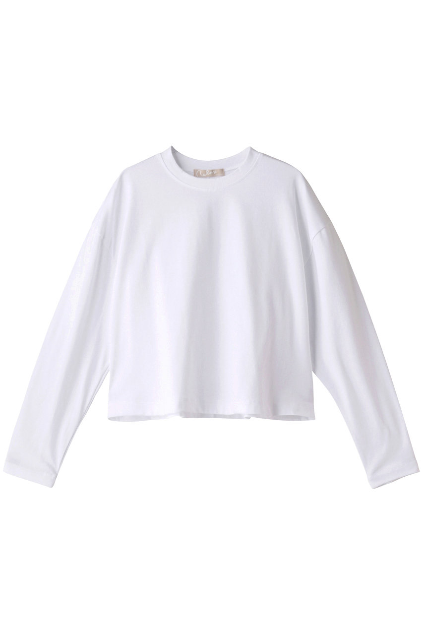 ＜ELLE SHOP＞ FLORENT 【FLORENT RELAX】クラシック天竺 ロングスリーブTシャツ (ホワイト 1) フローレント ELLE SHOP
