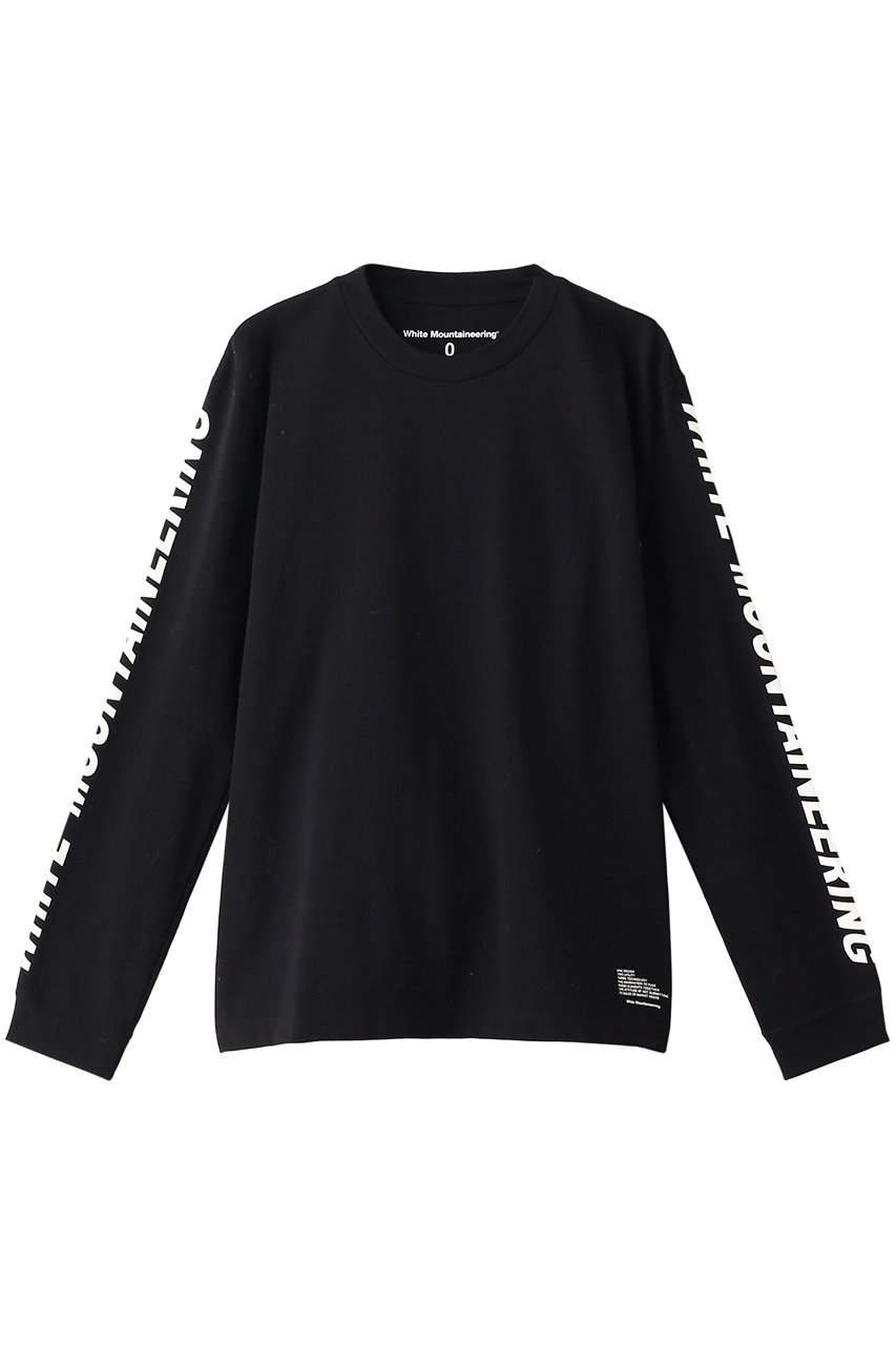 SALE 【40%OFF】 White Mountaineering ホワイトマウンテニアリング メンズ(MENS)スリーブロゴプリントTシャツ ブラック