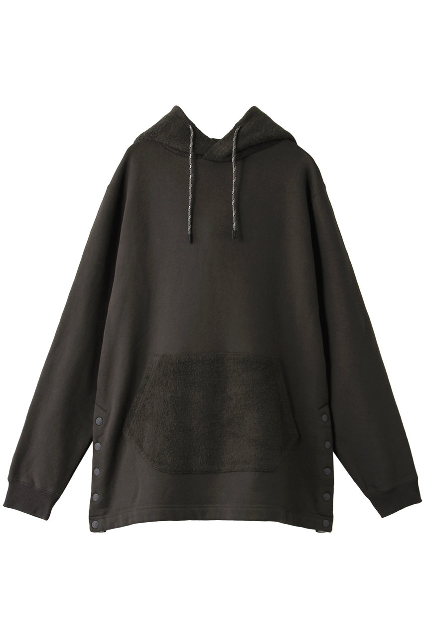 SALE 【40%OFF】 White Mountaineering ホワイトマウンテニアリング メンズ(MENS)サイドスナップボタンフーディー チャコール