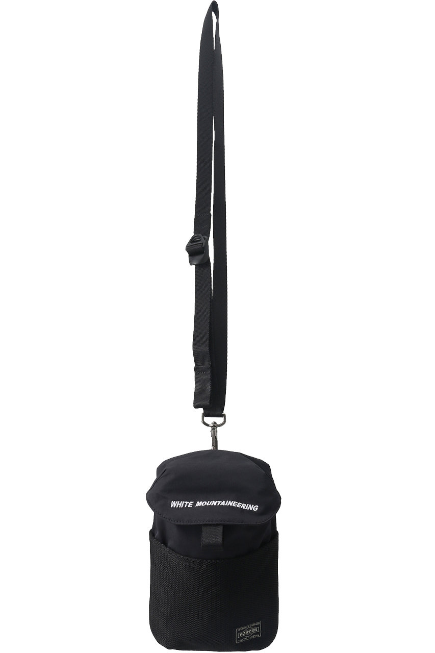 SALE 【40%OFF】 White Mountaineering ホワイトマウンテニアリング メンズ(MENS)【WM×PORTER】 ロゴ刺繍ミュゼットバッグ ブラック