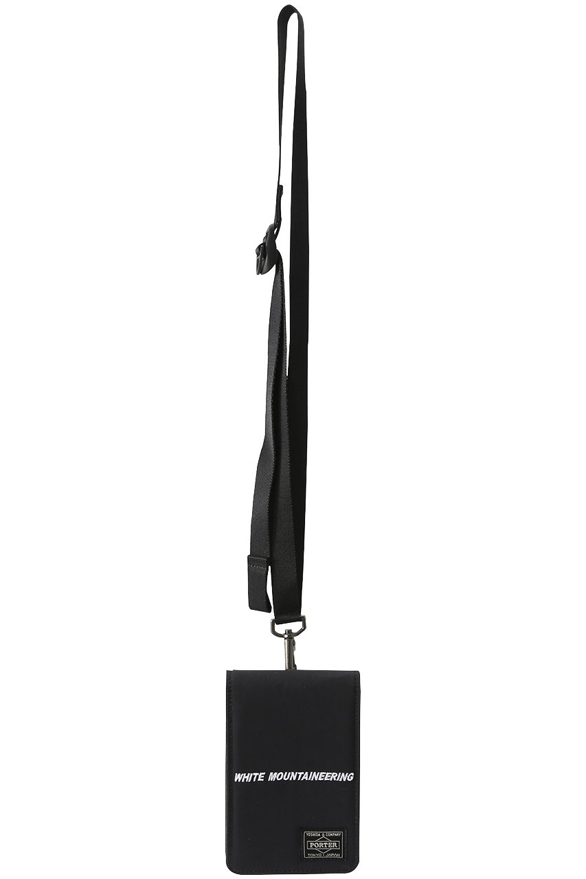 SALE 【40%OFF】 White Mountaineering ホワイトマウンテニアリング メンズ(MENS)【WM×PORTER】 ロゴ刺繍パスポートケース ブラック