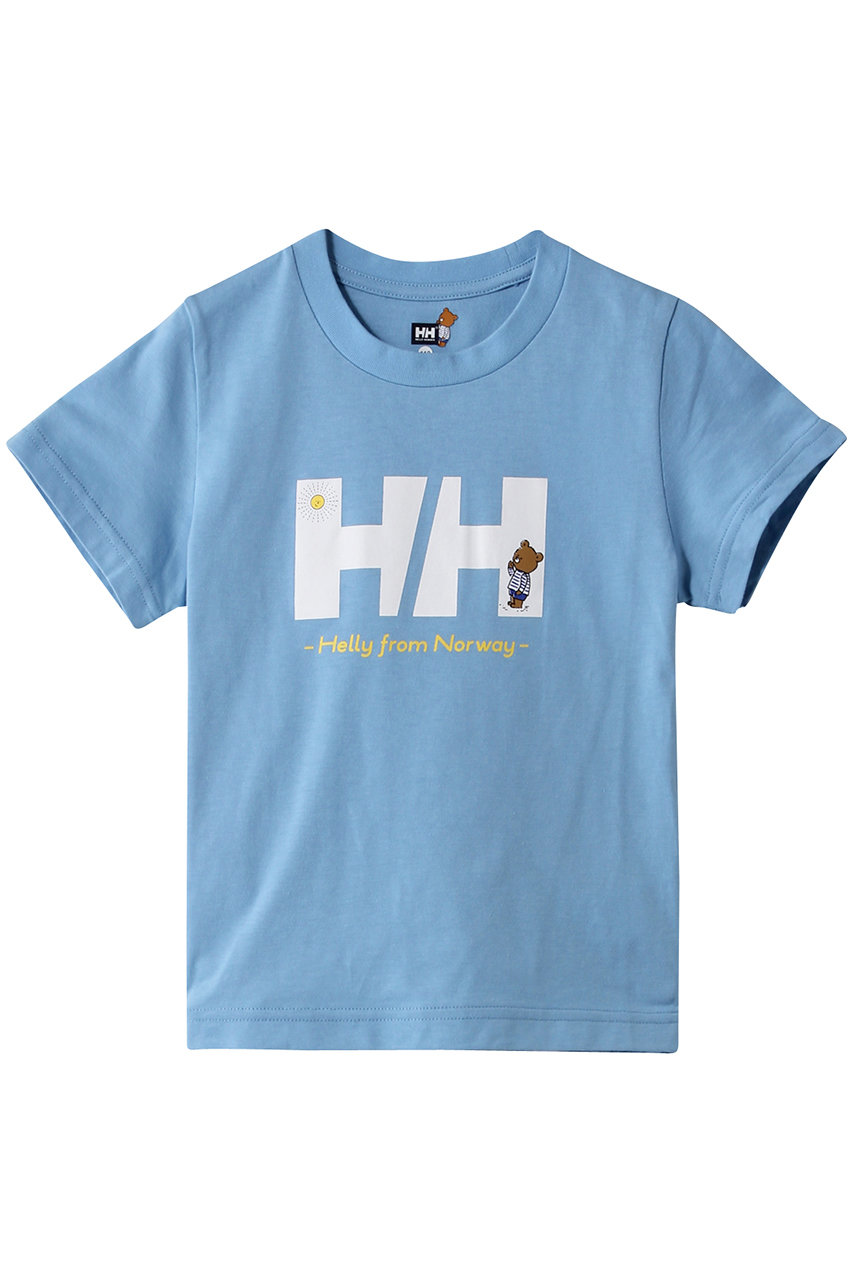 HELLY HANSEN 【KIDS】ショートスリーブ HH ヘリーベアTシャツ (ペールブルー, 100) ヘリーハンセン ELLE SHOP