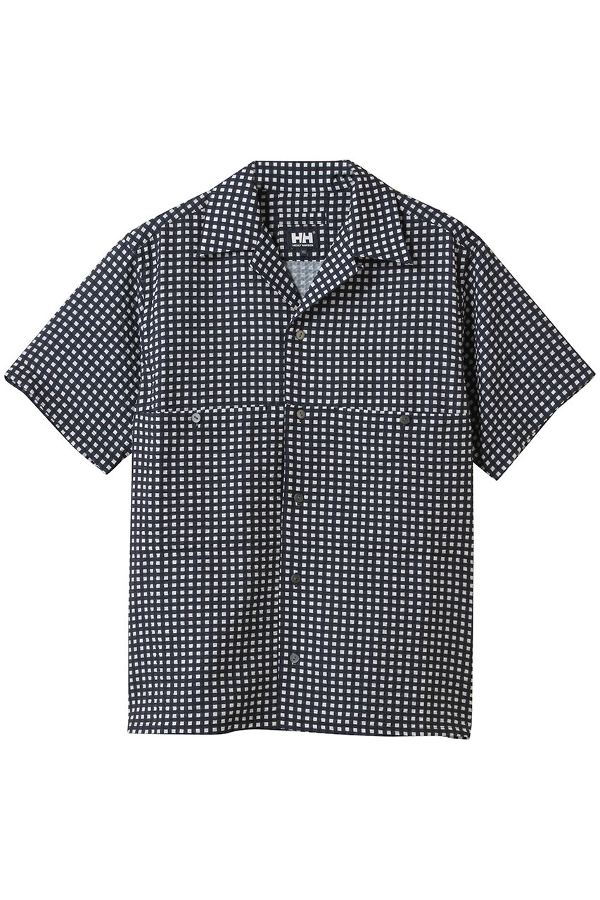 HELLY HANSEN 【UNISEX】マリンリゾートシアサッカーシャツ (オーシャンネイビー, S) ヘリーハンセン ELLE SHOP HELLY HANSEN 【UNISEX】マリンリゾートシアサッカーシャツ (オーシャンネイビー, S) ヘリーハンセン ELLE SHOP