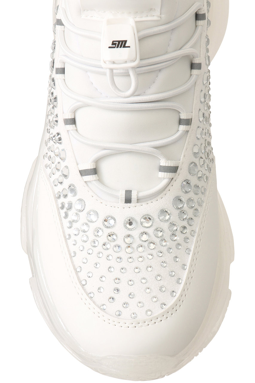 (取寄) スティーブマデン レディース フィン-R フラッツ Steve Madden women Finn-R Flat Rhinestone STEVE MADDEN(スティーブ・マデン)｜MOTIF-R ストーンスニーカー