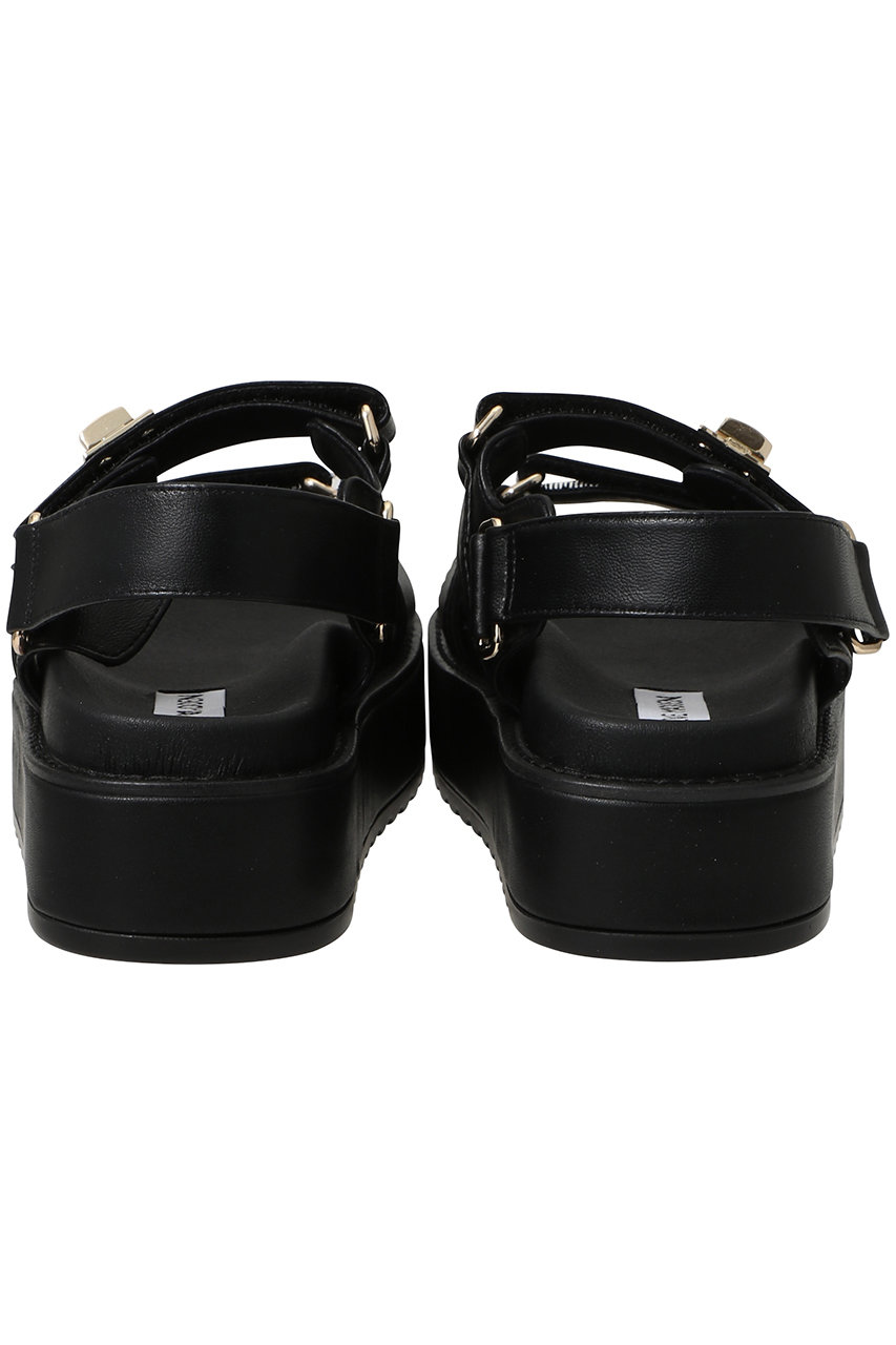 【Steve Maddenスティーブマデン】Bigmona 厚底サンダル ダブルベルトラフィアサンダル/STEVE MADDEN BIGMONA-US