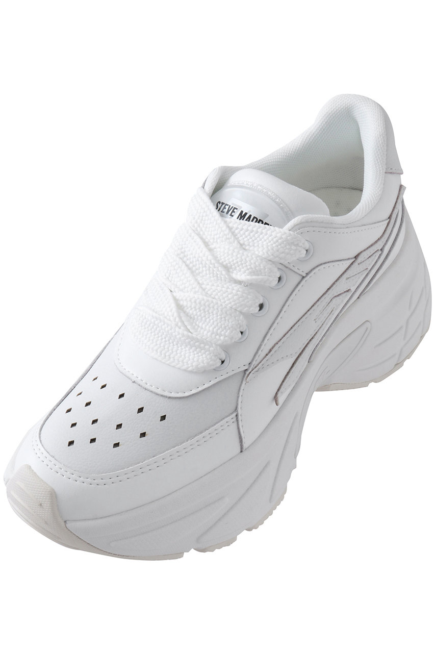 STEVE MADDEN BIONIC 2 ボリュームソールスニーカー (ホワイト, 8.5(約24.5cm)) スティーブ・マデン ELLE SHOP STEVE MADDEN BIONIC 2 ボリュームソールスニーカー (ホワイト, 8.5(約24.5cm)) スティーブ・マデン ELLE SHOP