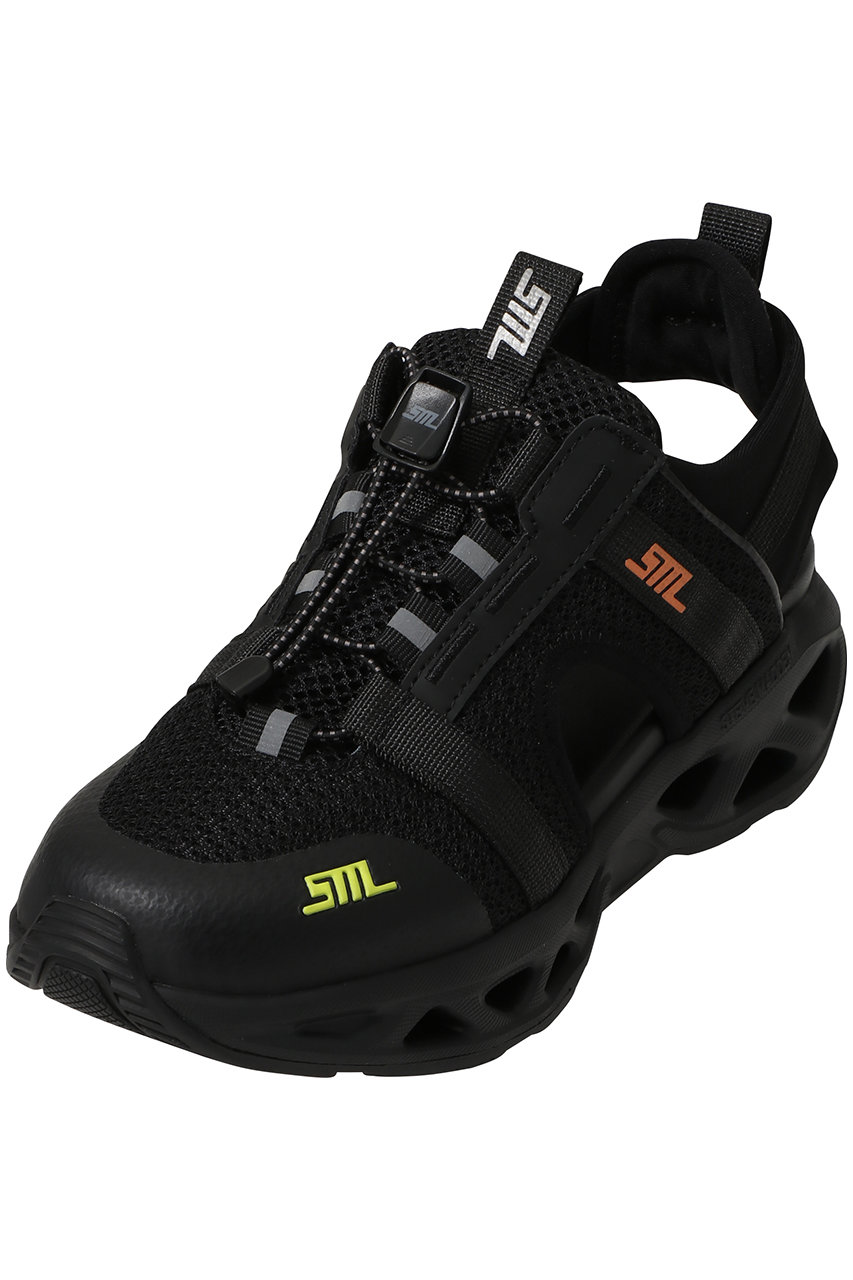STEVE MADDEN SURGE 7 クッションソールスポーツサンダル (ブラック, 8.5(約24.5cm)) スティーブ・マデン ELLE SHOP STEVE MADDEN SURGE 7 クッションソールスポーツサンダル (ブラック, 8.5(約24.5cm)) スティーブ・マデン ELLE SHOP