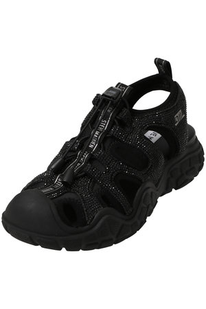 スティーブ・マデン/STEVE MADDENのMIDNITE ラインストーンスポーツサンダル(130200/130201)