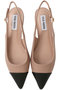 ROWYN スリングバッグポインテッドパンプス スティーブ・マデン/STEVE MADDEN ブラッシュ/ブラック