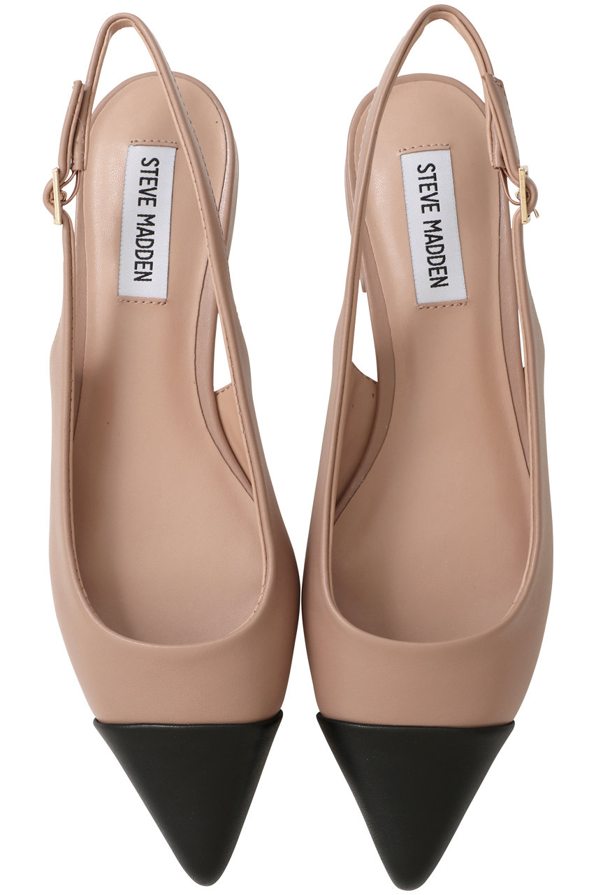 STEVE MADDEN ROWYN スリングバッグポインテッドパンプス (ブラッシュ/ブラック, 6(約22.5cm)) スティーブ・マデン ELLE SHOP STEVE MADDEN ROWYN スリングバッグポインテッドパンプス (ブラッシュ/ブラック, 6(約22.5cm)) スティーブ・マデン ELLE SHOP