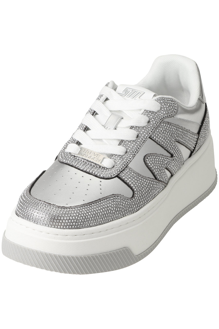 DYNAMO-R ラインストーン厚底スニーカー