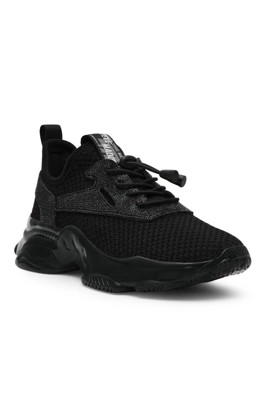 STEVE MADDEN MATCH-RE ストーンスポーティースニーカー (BLK/BLK, 7(23.5cm)) スティーブ・マデン ELLE SHOP STEVE MADDEN MATCH-RE ストーンスポーティースニーカー (BLK/BLK, 7(23.5cm)) スティーブ・マデン ELLE SHOP