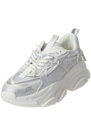 スティーブ・マデン/STEVE MADDENのVAULT 2R ボリュームソール ラインストーンスニーカー(130500/130501)