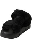 BONKERS-F ファー厚底サンダル
