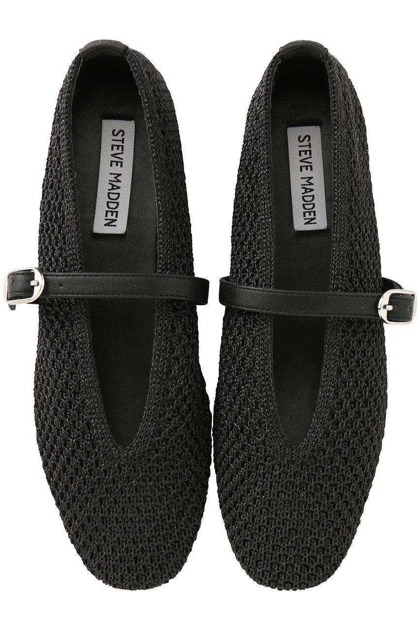 スティーブ・マデン/STEVE MADDENのGAYLA メッシュフラットメリージェーン(ブラック/S.MADDEN GAYLA-XS)