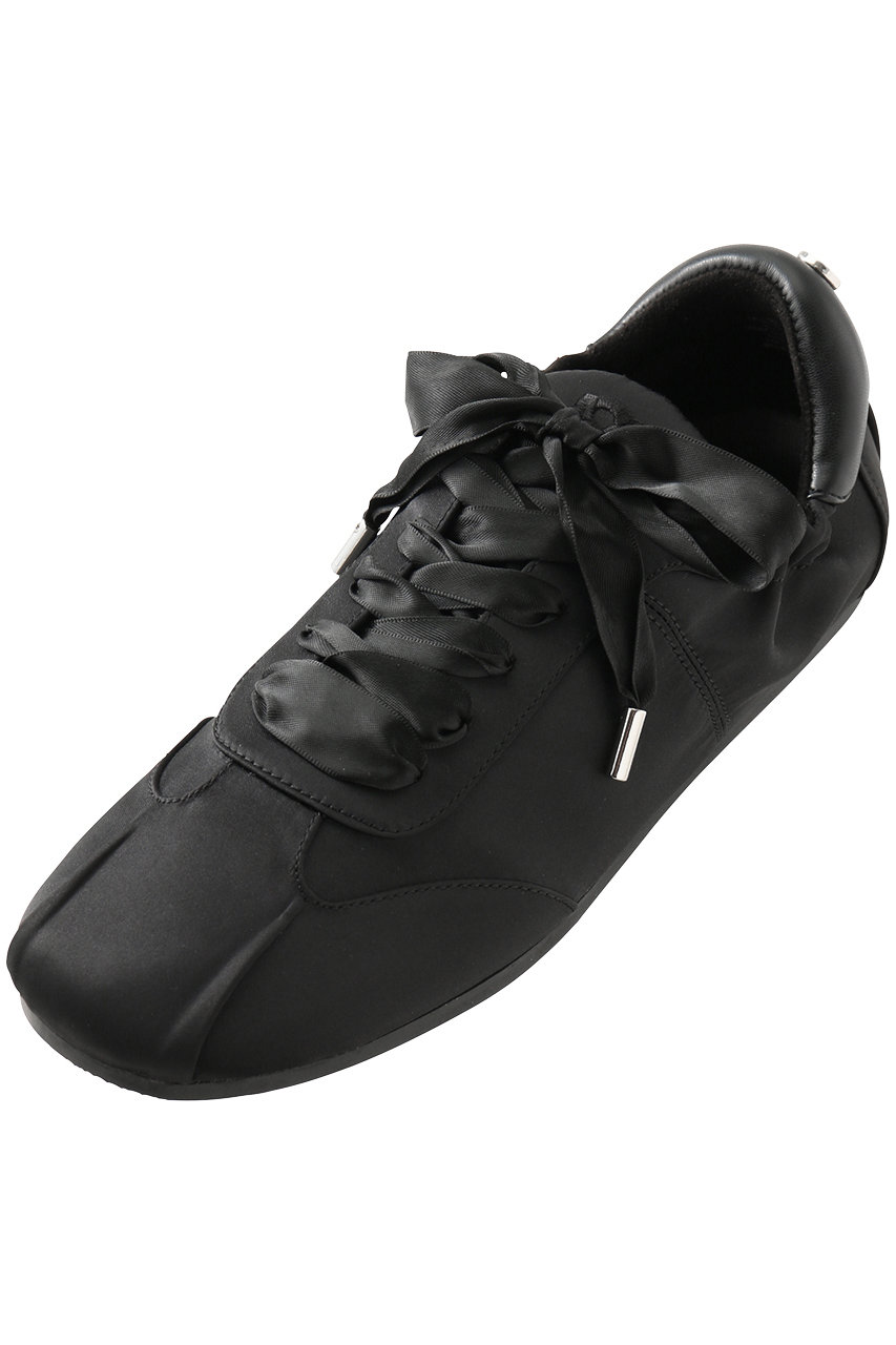 ARTISTE サテンレースアップバレエスニーカー