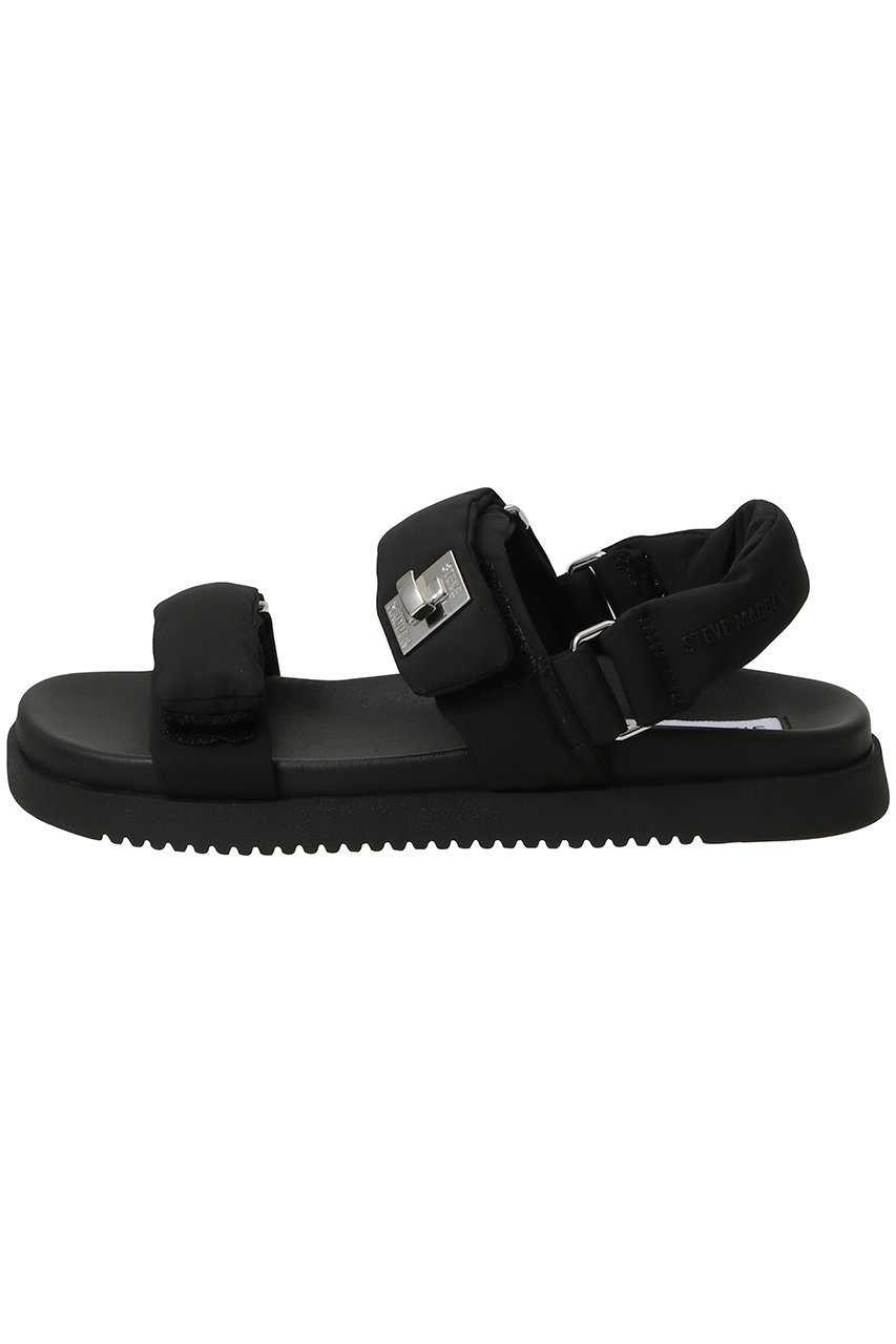 STEVE MADDEN(スティーブ・マデン)｜MONAT ベルテッドサンダル/BLK の