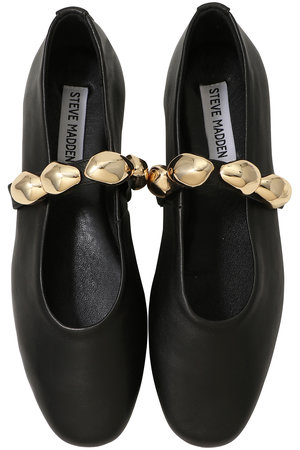 スティーブ・マデン/STEVE MADDENのPOPPIN ビジューフラットパンプス(130100/130101)