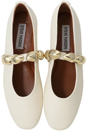 スティーブ・マデン/STEVE MADDENのPOPPIN ビジューフラットパンプス(130100/130101)