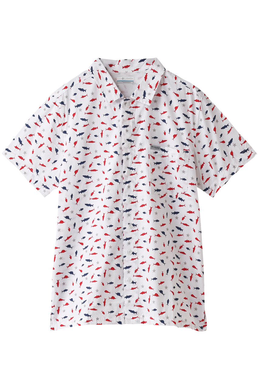 SALE 【30%OFF】 Columbia コロンビア メンズ(MENS)トローラーズベスト ショートスリーブシャツ ホワイト